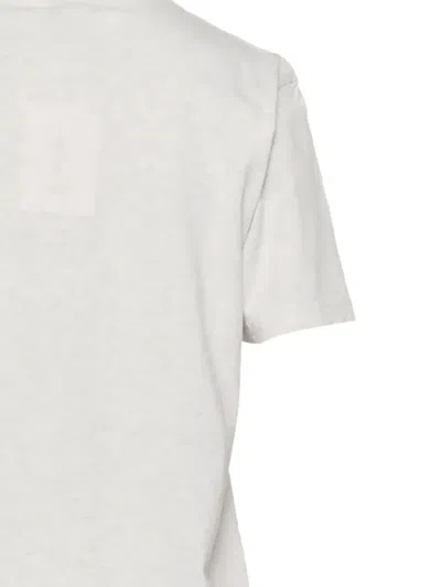 Autry Logo-embroidered T-shirt In Grey