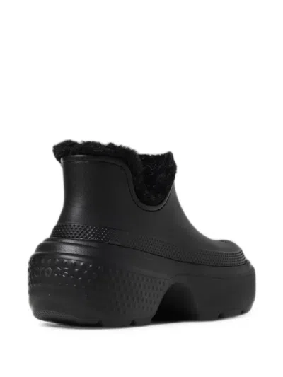 Crocs Stomp Shorty Ankle Boots In Black