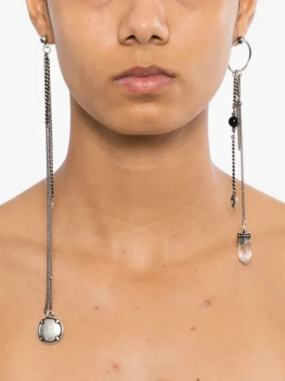 Ann Demeulemeester Arisa Earrings In Silver