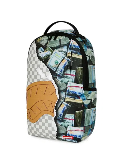 Sprayground Hidden Fortune Backpack In White