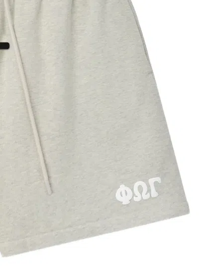 LOGO-PRINT DRAWSTRING SHORTS