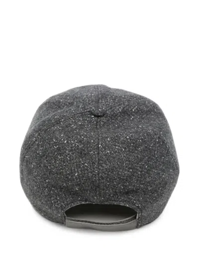 Eleventy Flecked Cap In Gray