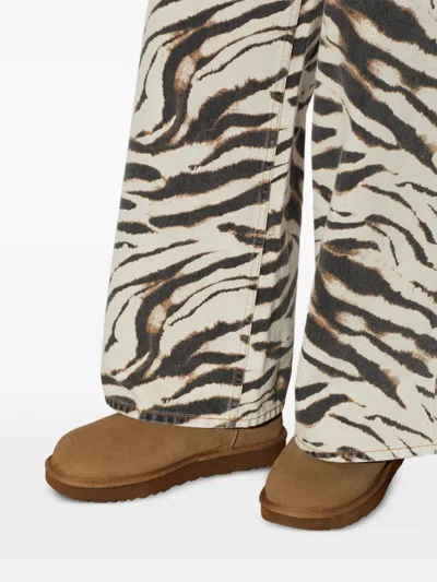 Ugg Suede Classic Micro Boots In Red