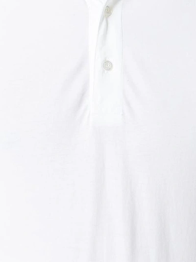 Shop Drumohr Classic Polo Shirt In White