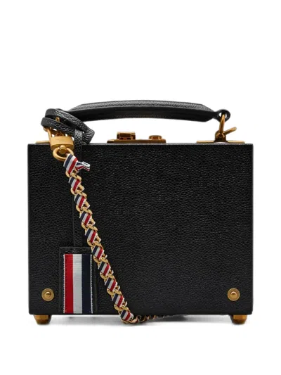 Thom Browne Pebble-grain Hector Micro Attache Case In White
