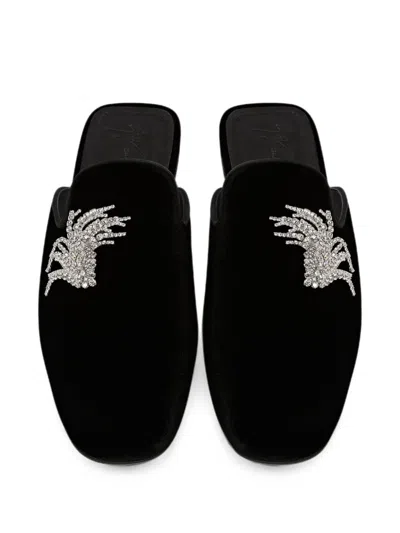 Giuseppe Zanotti Moritz Slippers In Black