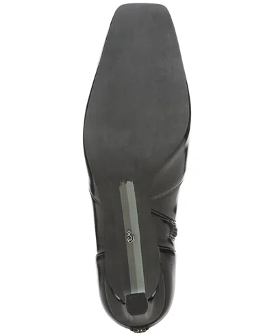 Sam Edelman Women's Pammy Pull On Short Boots In Black Leather
