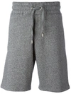 Kenzo Logo-printed Shorts In Grey