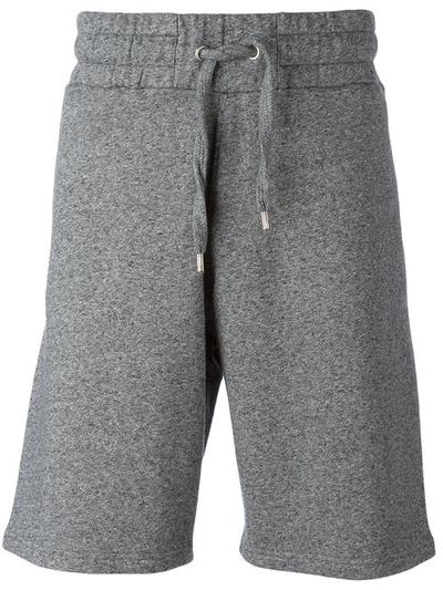 Kenzo Logo-printed Shorts In Grey