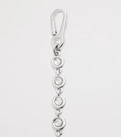Loewe Donut Chain Bag Strap In Silver
