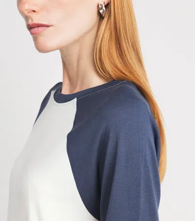Éterne Cotton-modal Baseball T-shirt