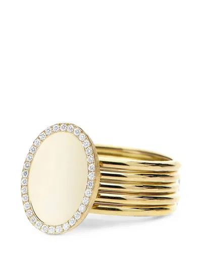 Nanis Five Sway Diamond Ring In Gold