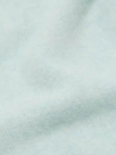 Acne Studios Fringe Wool Scarf In Blue