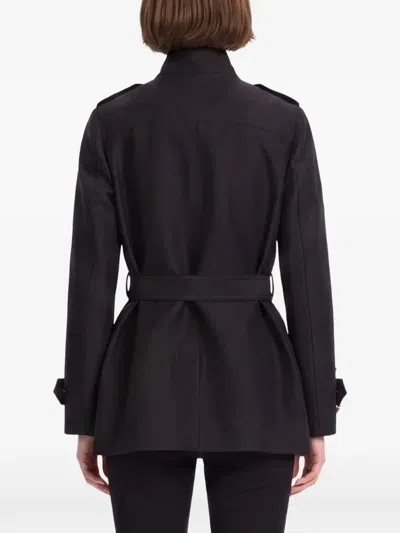 Zimmermann Valiant Belted Button-up Jacket In Black
