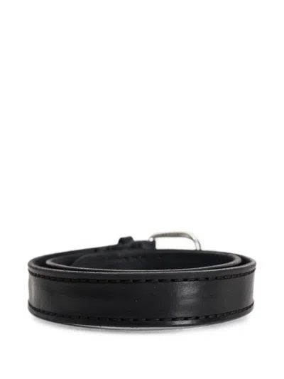 Orciani Leather Belt In Neutral