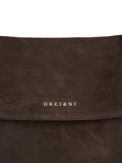 Orciani Medium Venus Shoulder Bag In Brown