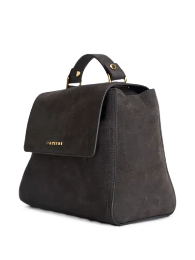 Orciani Small Sveva Shoulder Bag In Brown