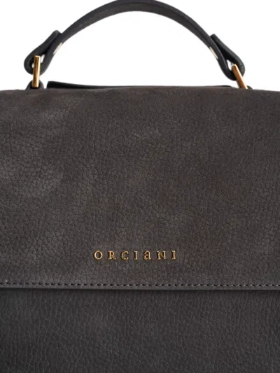 Orciani Small Sveva Shoulder Bag In Brown