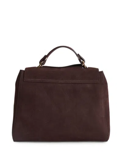 Orciani Small Sveva Shoulder Bag In Brown