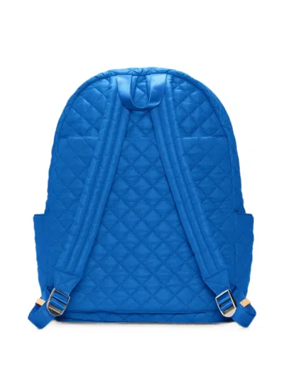 Mz Wallace Metro Quilted Backpack In Blue