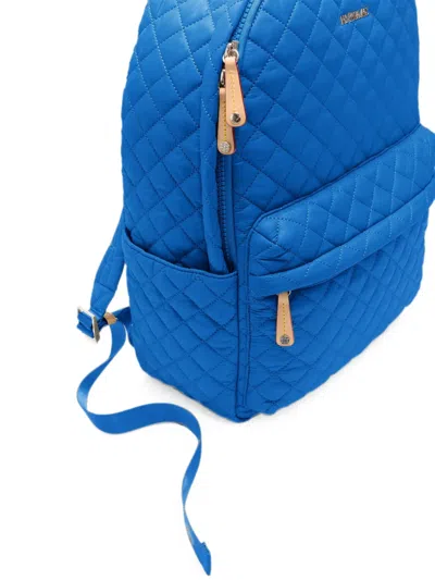 Mz Wallace Metro Quilted Backpack In Blue