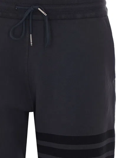 Thom Browne Elastic-waist Athletic Pants In Gray