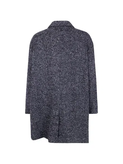 Jcsophie Double-breasted Wool Coat In Black