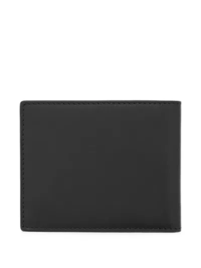 Lottusse Borne Leather Wallet In Black