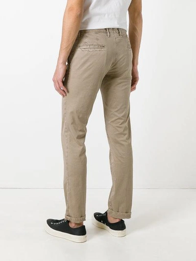 Shop Incotex Gabardine Stretch Trousers