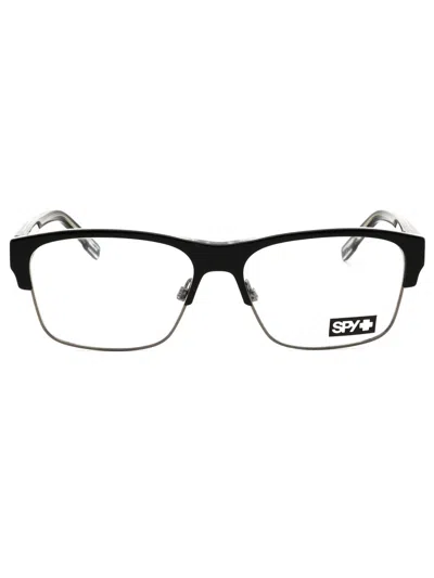 Spy Unisex Black Rectangular Eyeglass Frames Brody505057 In Black