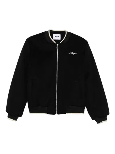 Msgm College Jacket In Multi
