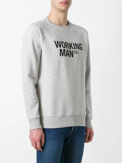 Shop Ron Dorff Working Man Sweatshirt In Grey