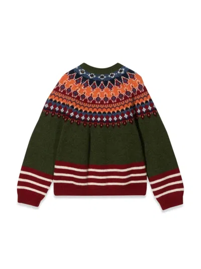 Dsquared2 Virgin Wool Button-front Cardigan In Multi