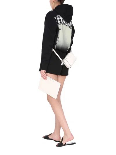 Givenchy Oversize Hooded Cotton Sweatshirt In Black