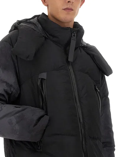 Jg1 Oversize Zip Nylon Jacket In Multi