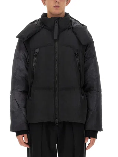Jg1 Oversize Zip Nylon Jacket In Multi