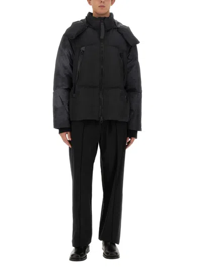 Jg1 Oversize Zip Nylon Jacket In Multi