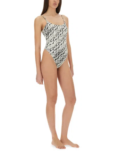 Tory Burch One-piece Swimsuit In White