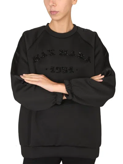 Max Mara Bratto Sweatshirt In Black