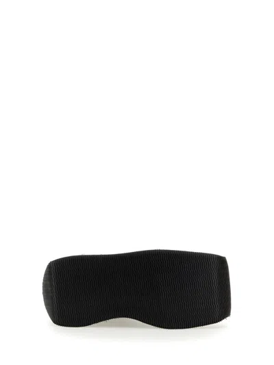 Raf Simons Square Toe Leather Ankle Boot In Multi