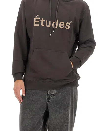 Etudes Studio Sweatshirt With Logo In Brown