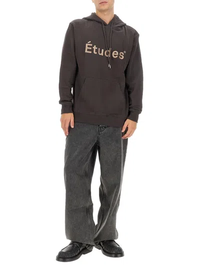 Etudes Studio Sweatshirt With Logo In Brown