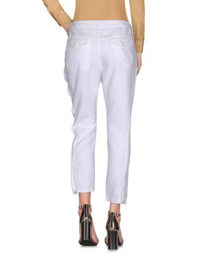 Shop Zucca Casual Pants In White