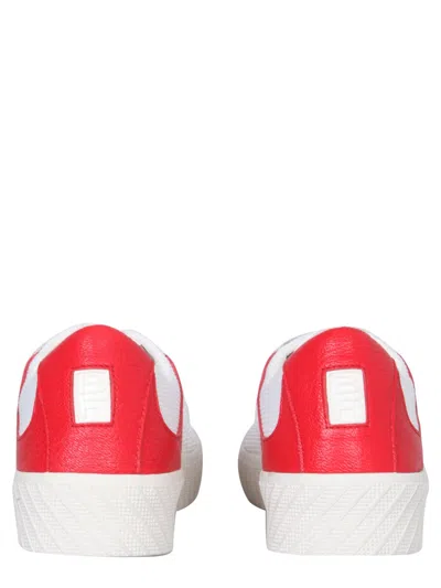 By Far Contrasting-panel Sneakers In White