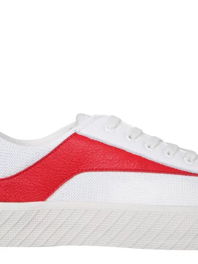 By Far Contrasting-panel Sneakers In White