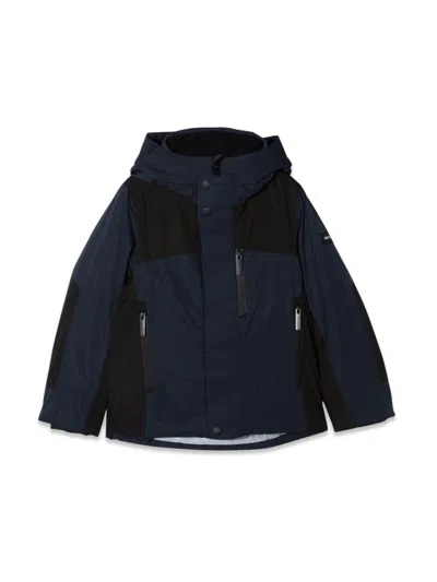 Woolrich Weather-resistant Polyester Ski Jacket In Blue