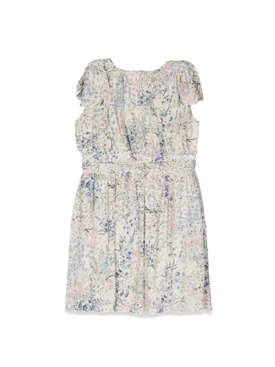 Simonetta Multicolour Viscose Dress In Multicolor