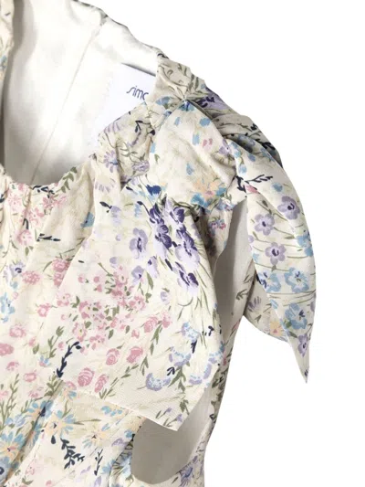 Simonetta Multicolour Viscose Dress In Multicolor
