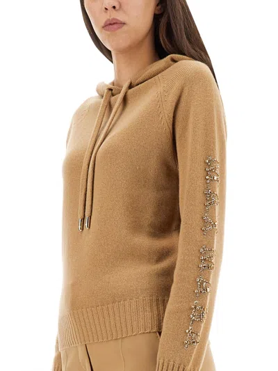 Max Mara Ananas Sweatshirt In Beige