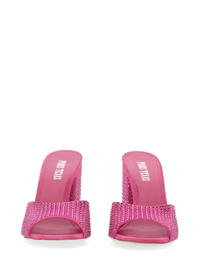 Paris Texas Mule In Pink